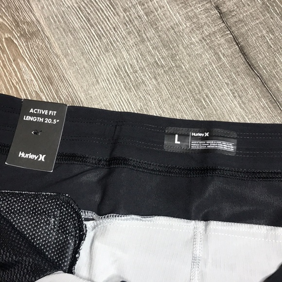 Hurley alpha trainer board shorts grey gray black - Picture 4 of 8